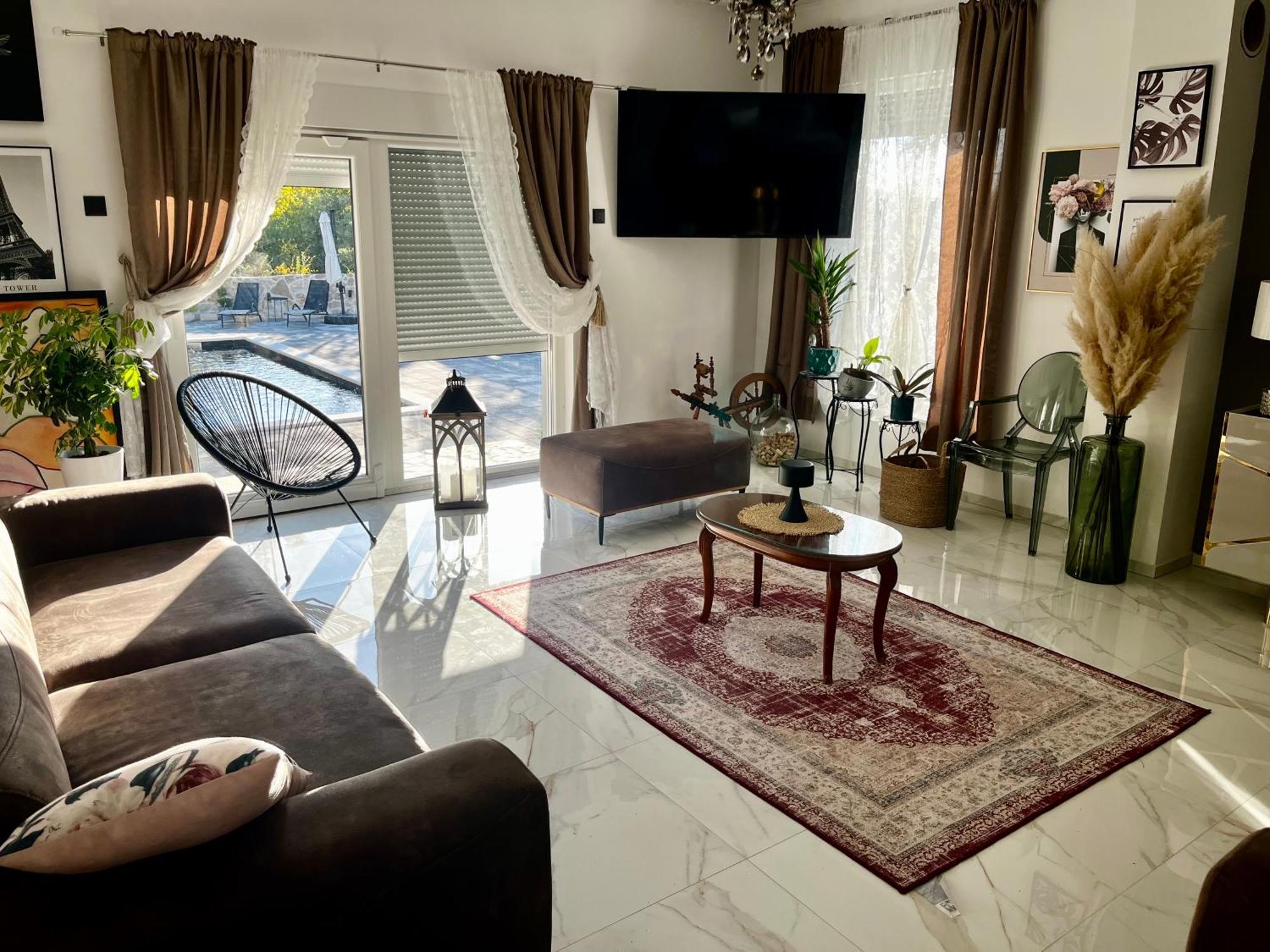 Luxury Villa Andrea Vrzika In Forest Near The Sea Zagvozd Buitenkant foto