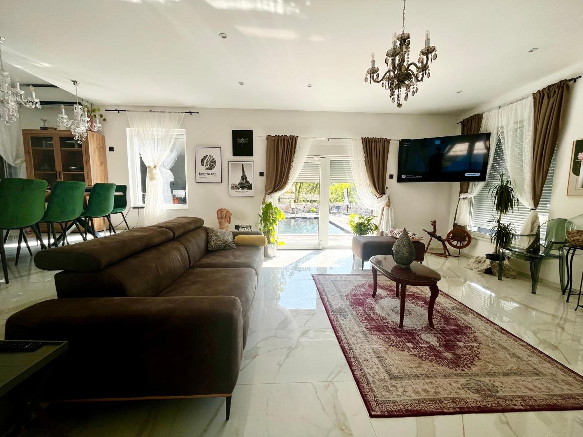 Luxury Villa Andrea Vrzika In Forest Near The Sea Zagvozd Buitenkant foto