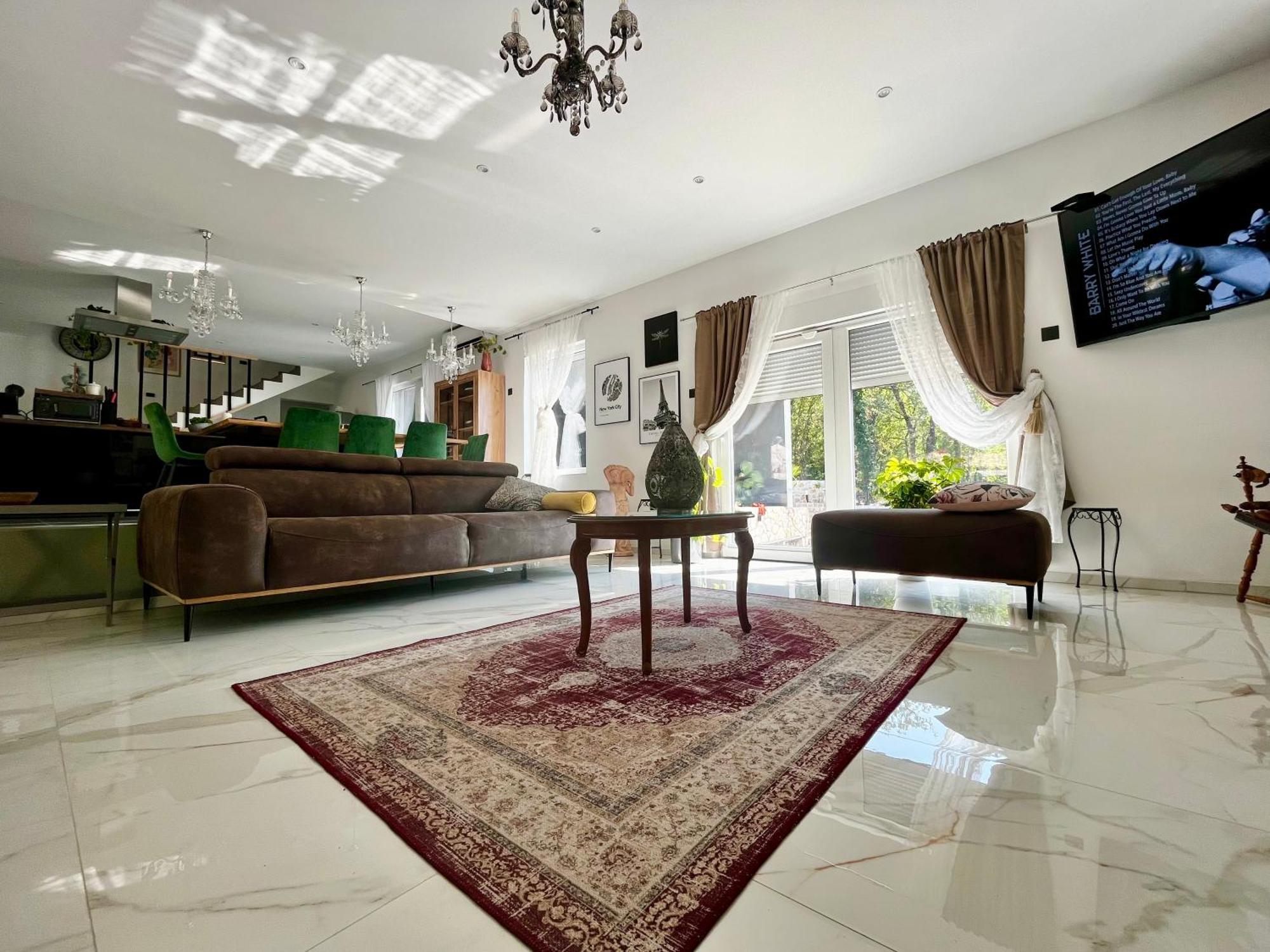 Luxury Villa Andrea Vrzika In Forest Near The Sea Zagvozd Buitenkant foto